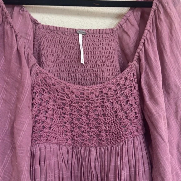 Free People womans BOHO Rose Mini Dress size XS - Picture 5 of 5